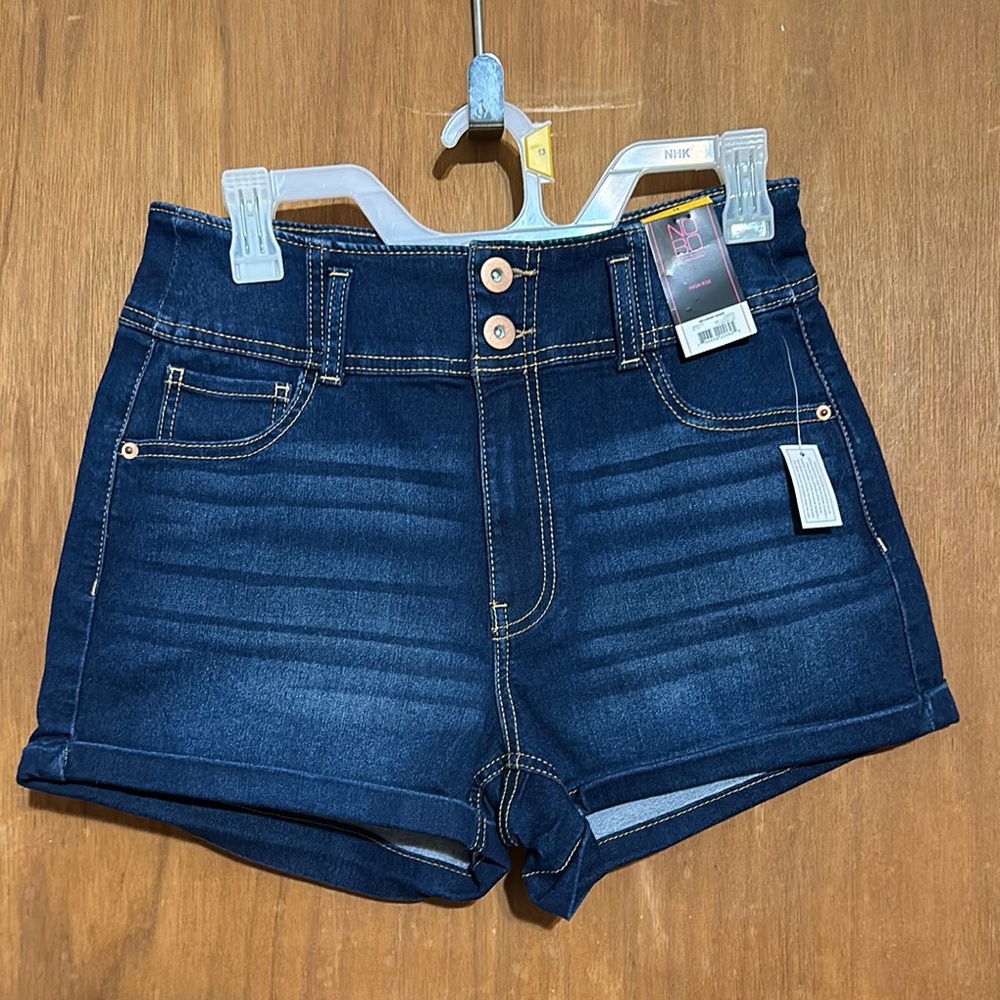 No Boundaries Corset Denim High-Waisted Women Shorts